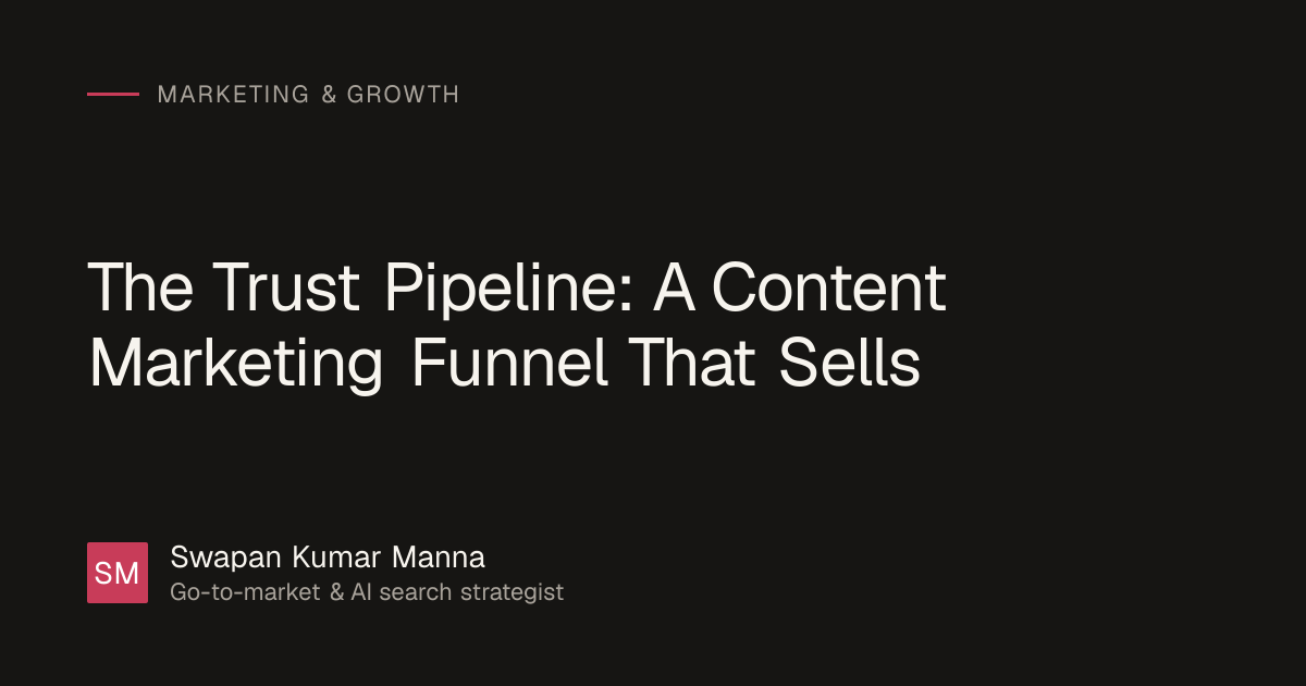 The Trust Pipeline: A Content Marketing Funnel That Sells